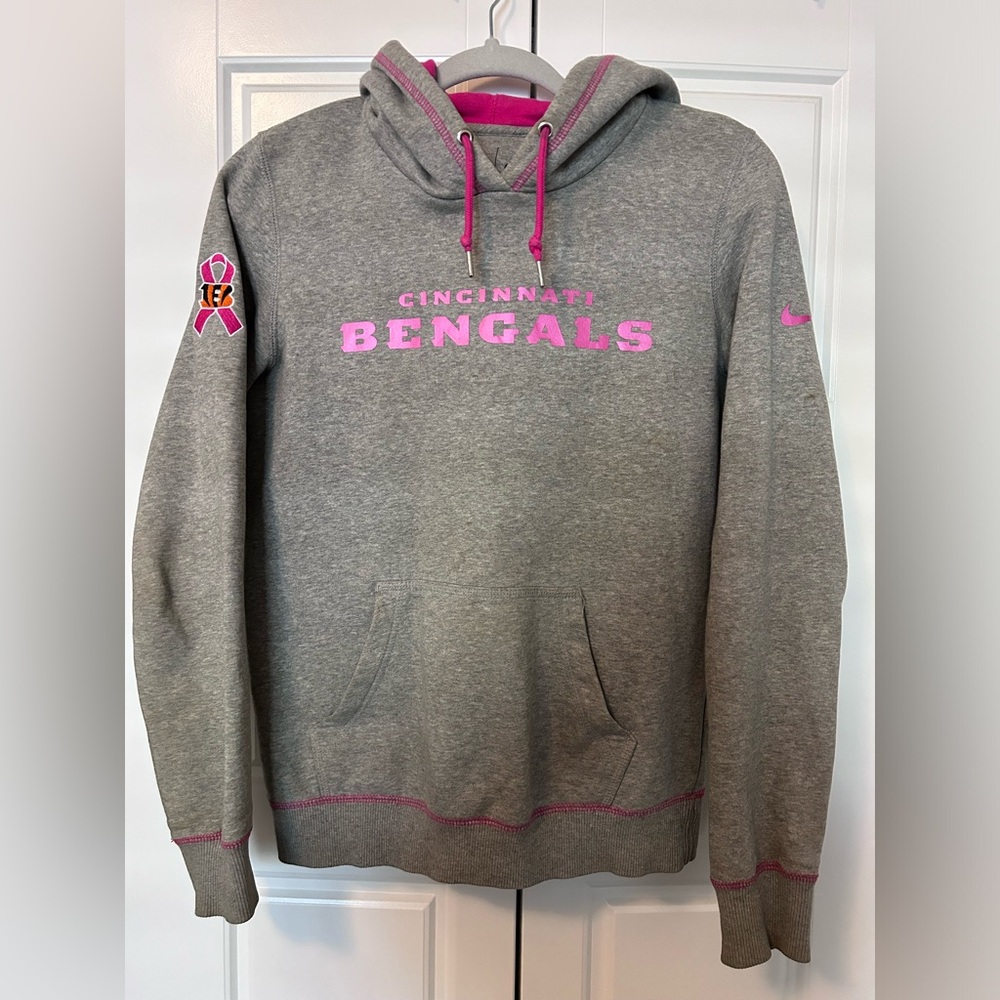 Nike Cincinnati Bengals Breast Cancer Awareness Hoodie Women's Small